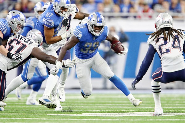 kerryon johnson start week 8 fantasy rookie
